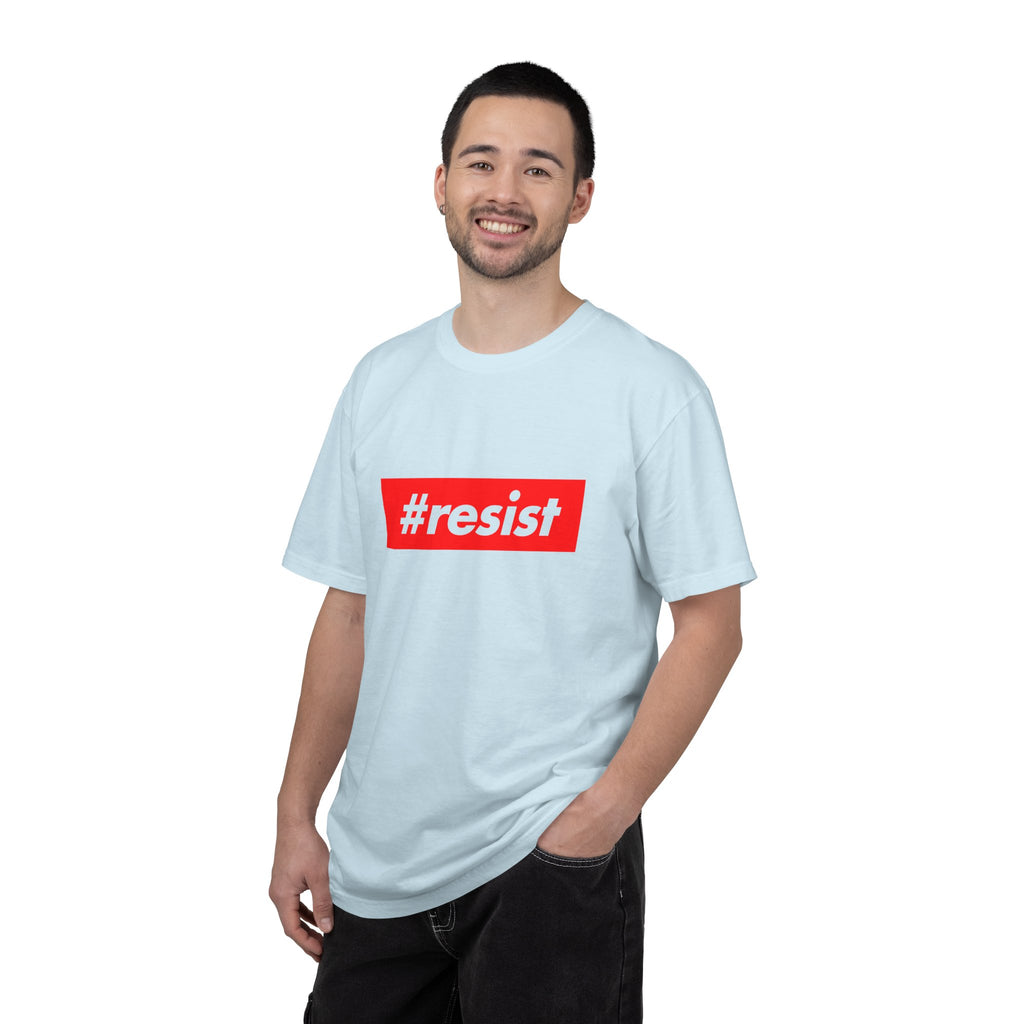 #resist Graphic T-Shirt — Bold Red Protest Tee