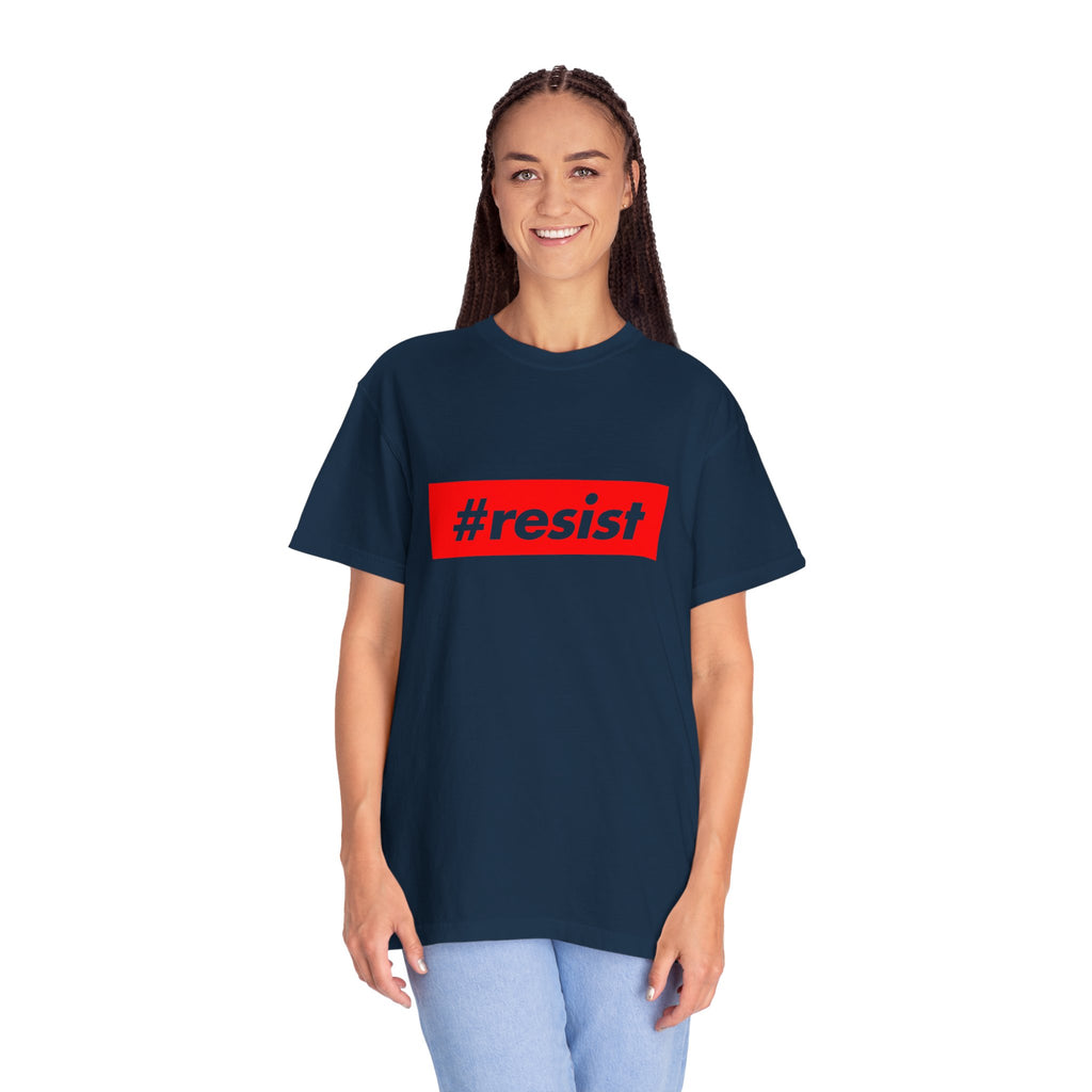 #resist Graphic T-Shirt — Bold Red Protest Tee