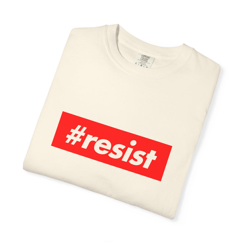 #resist Graphic T-Shirt — Bold Red Protest Tee