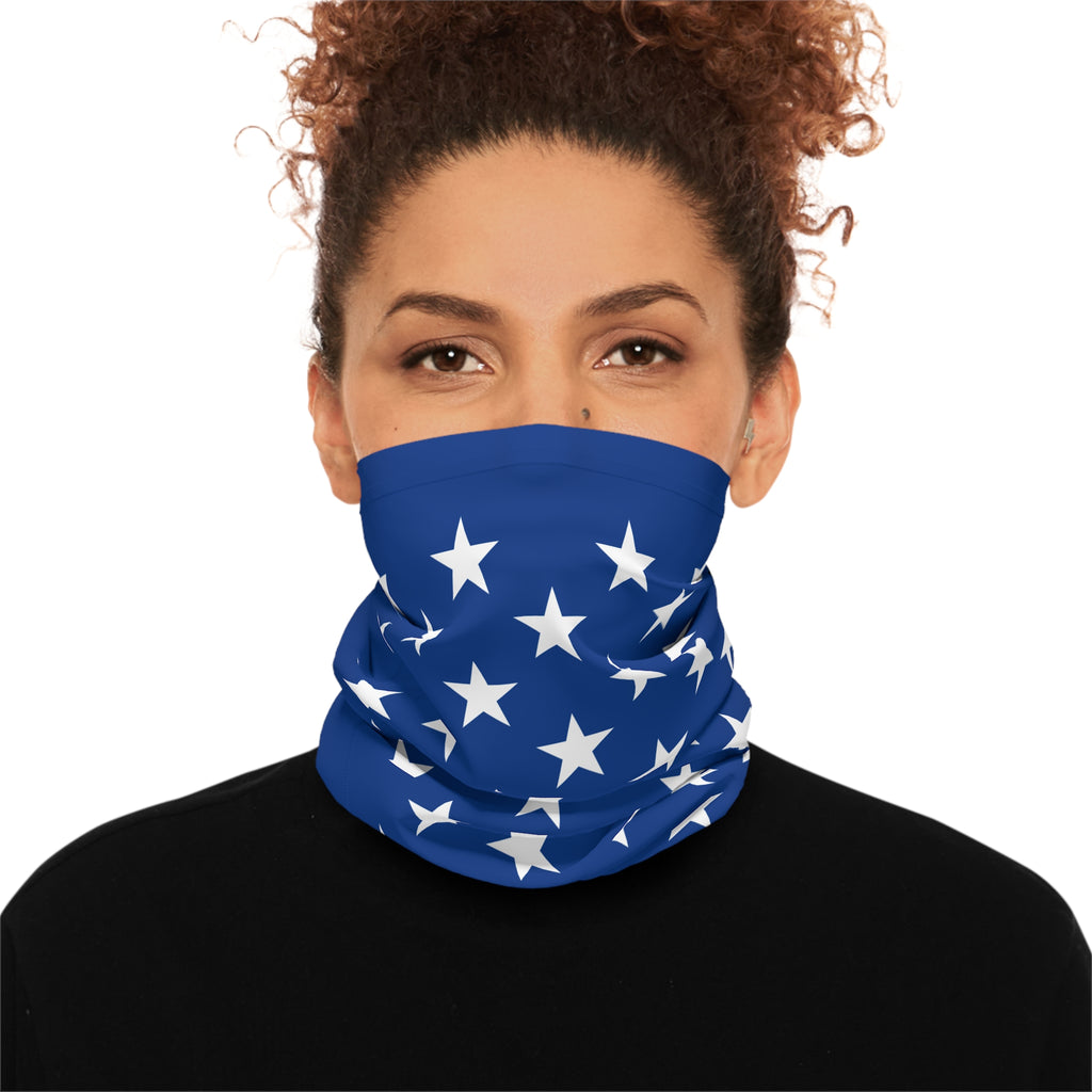 Neck Gaiter - Star Studded Block Protest Face Cover