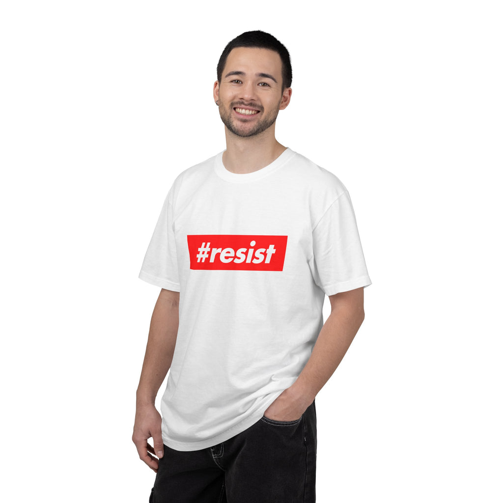 #resist Graphic T-Shirt — Bold Red Protest Tee