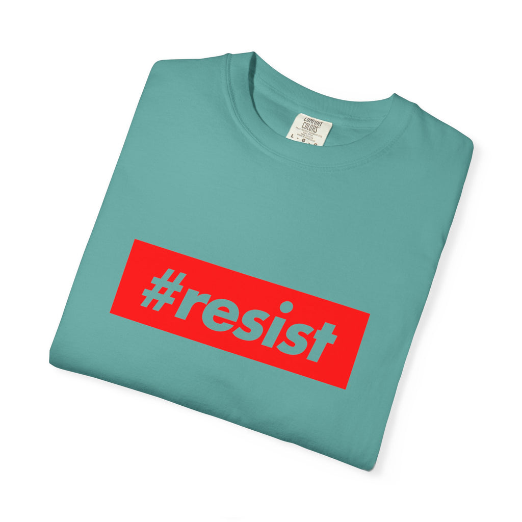 #resist Graphic T-Shirt — Bold Red Protest Tee