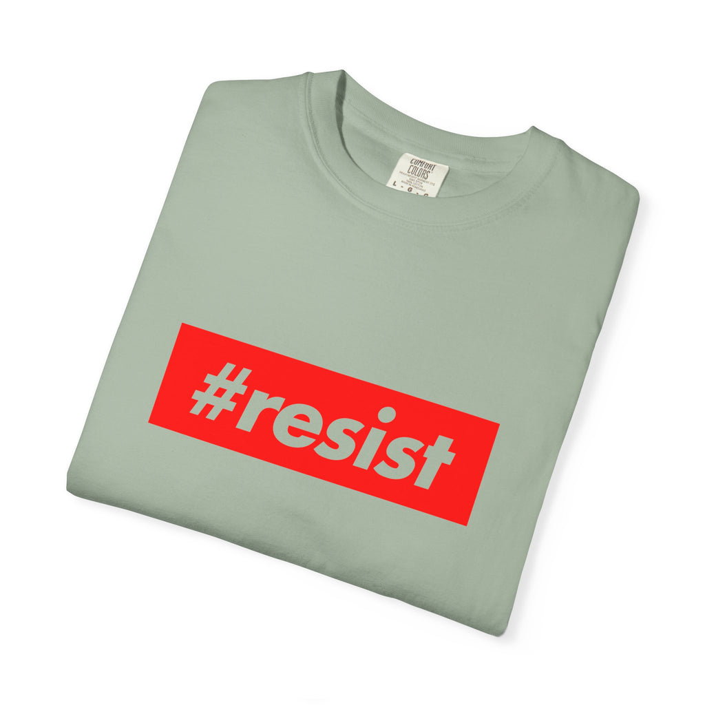 #resist Graphic T-Shirt — Bold Red Protest Tee