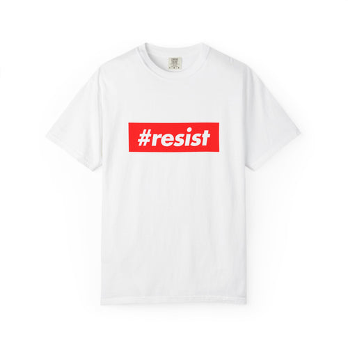#resist Graphic T-Shirt — Bold Red Protest Tee