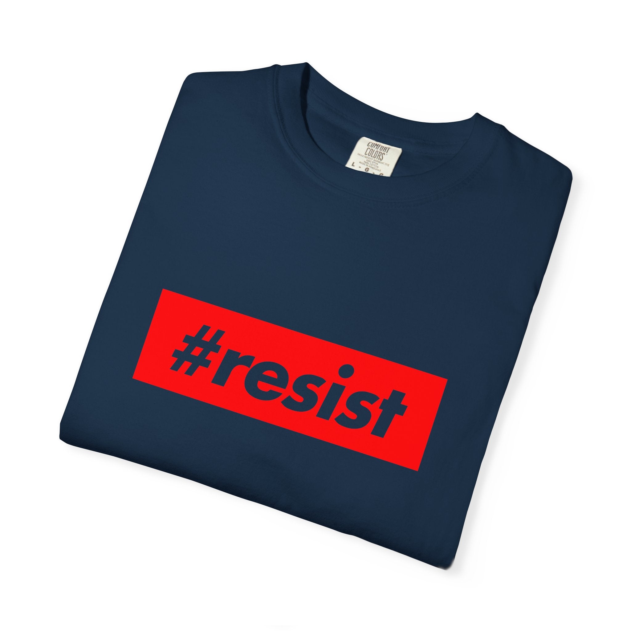 #resist Graphic T-Shirt — Bold Red Protest Tee