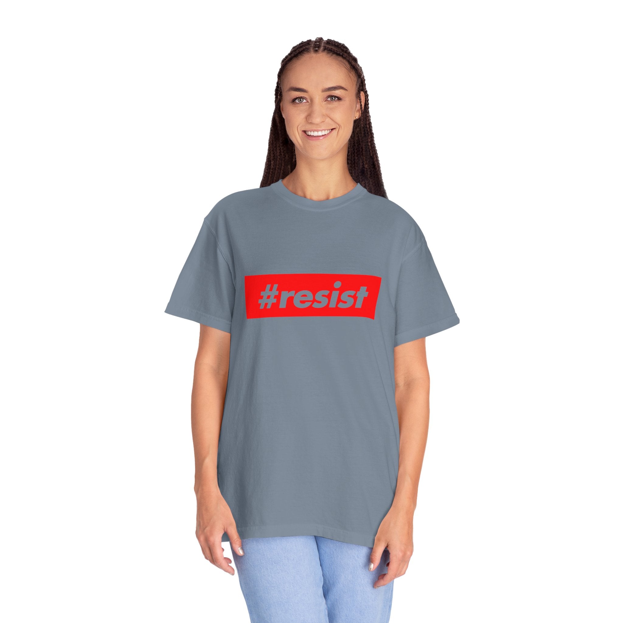 #resist Graphic T-Shirt — Bold Red Protest Tee