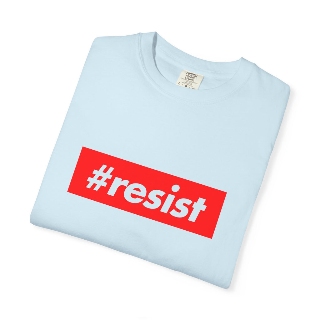 #resist Graphic T-Shirt — Bold Red Protest Tee
