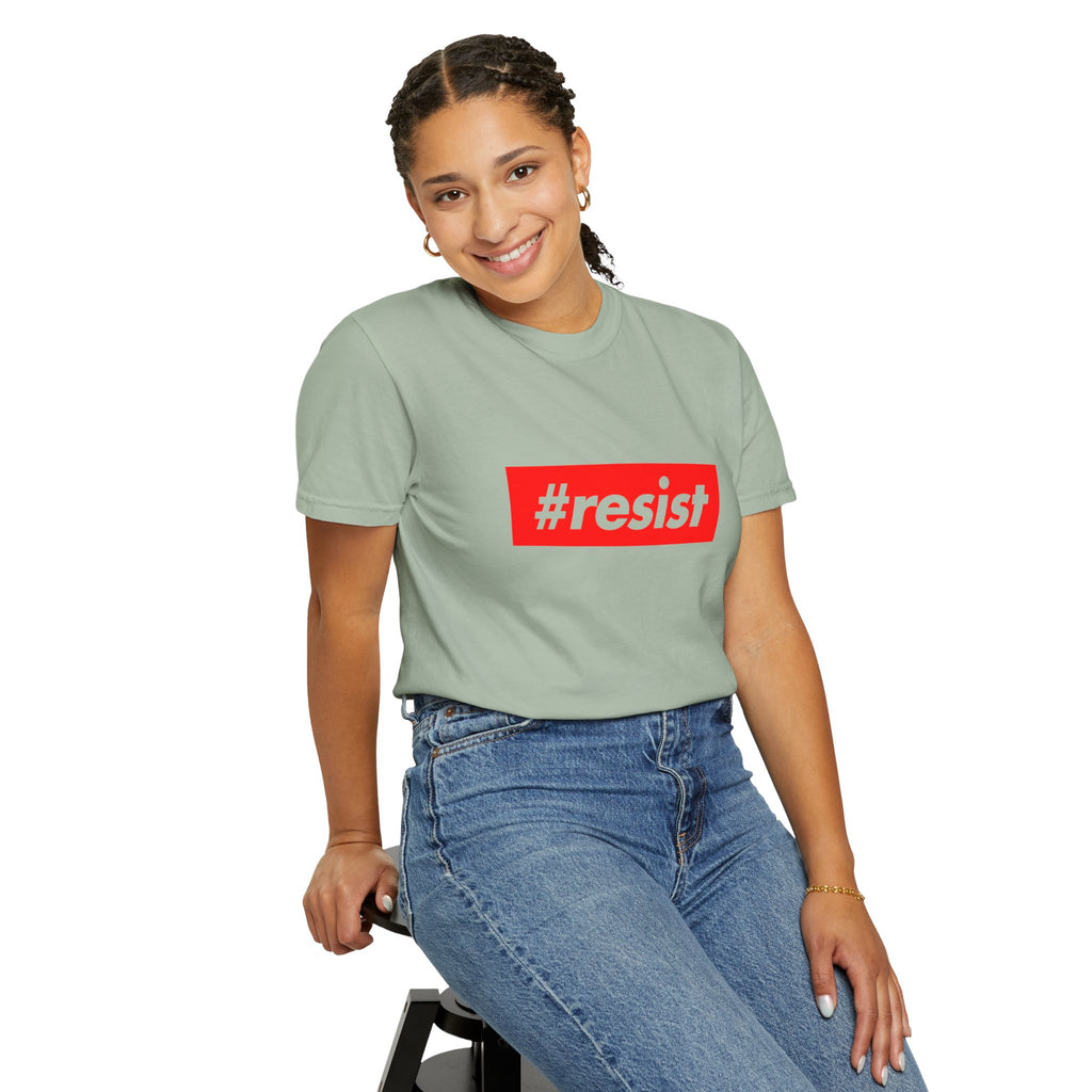 #resist Graphic T-Shirt — Bold Red Protest Tee