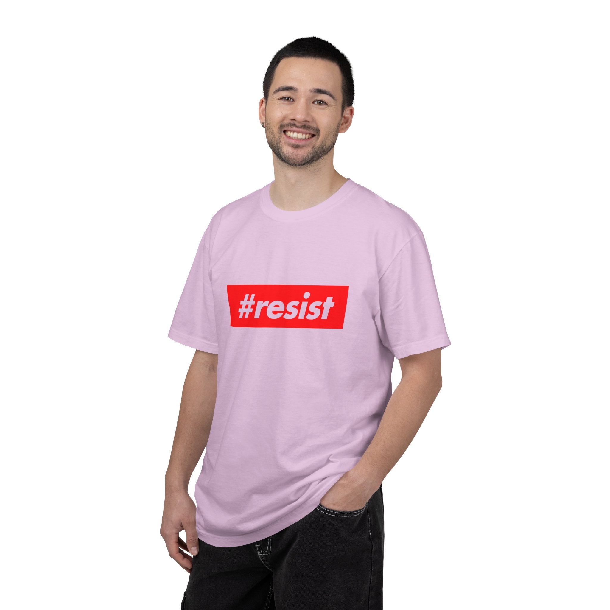 #resist Graphic T-Shirt — Bold Red Protest Tee