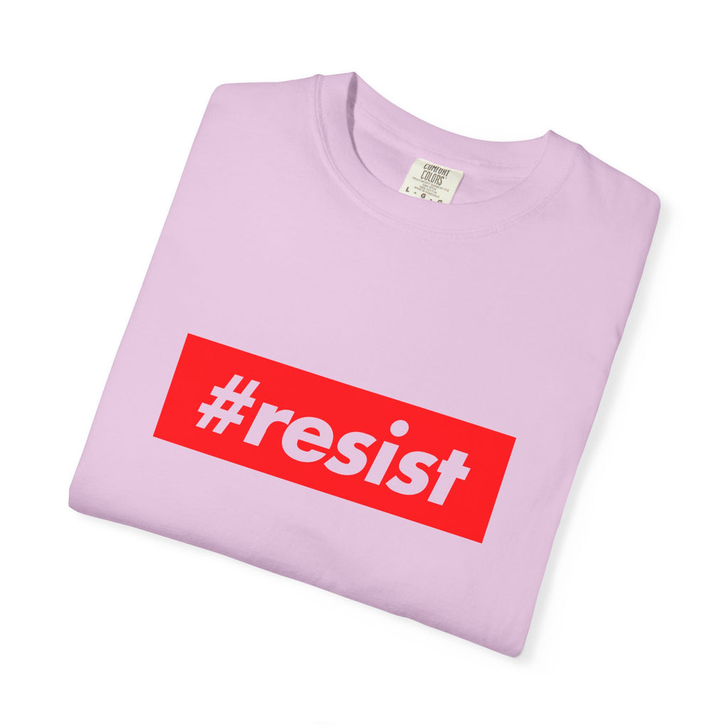 #resist Graphic T-Shirt — Bold Red Protest Tee