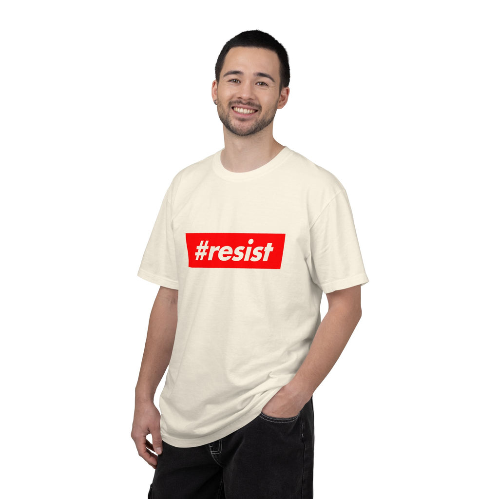 #resist Graphic T-Shirt — Bold Red Protest Tee