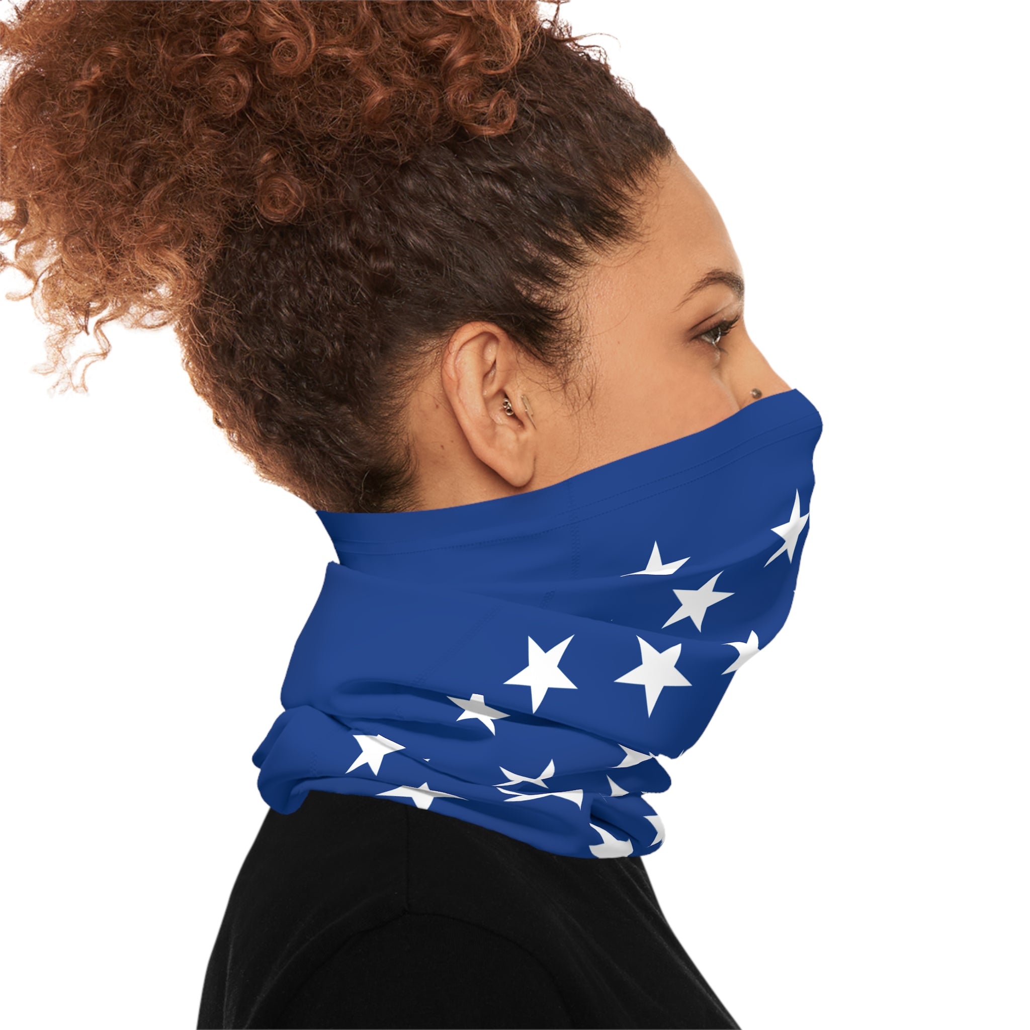 Neck Gaiter - Star Studded Block Protest Face Cover