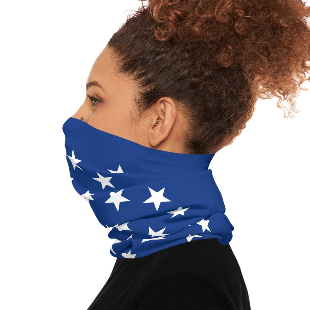 Neck Gaiter - Star Studded Block Protest Face Cover