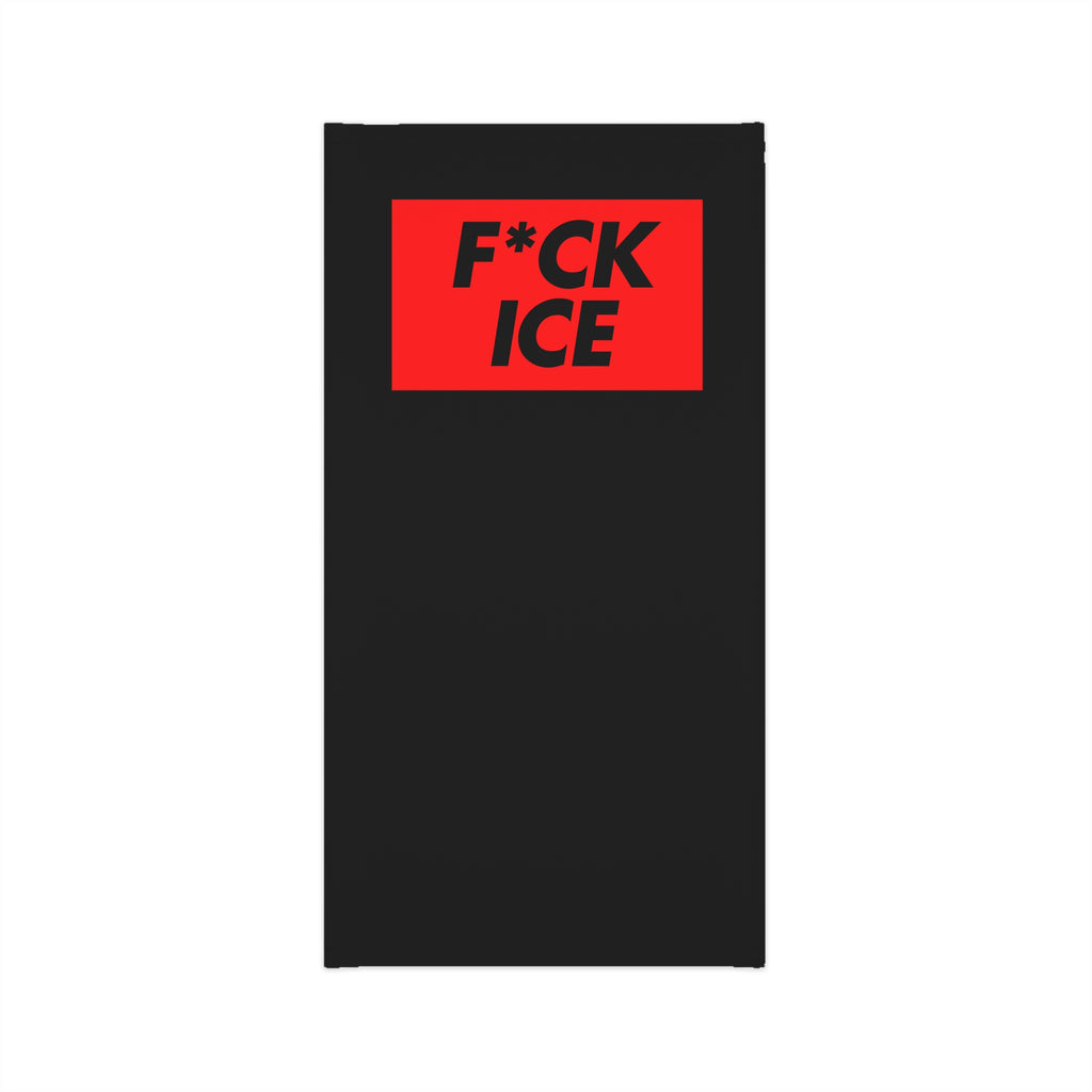 Neck Gaiter - 'F*CK ICE' Red Block Protest Face Cover
