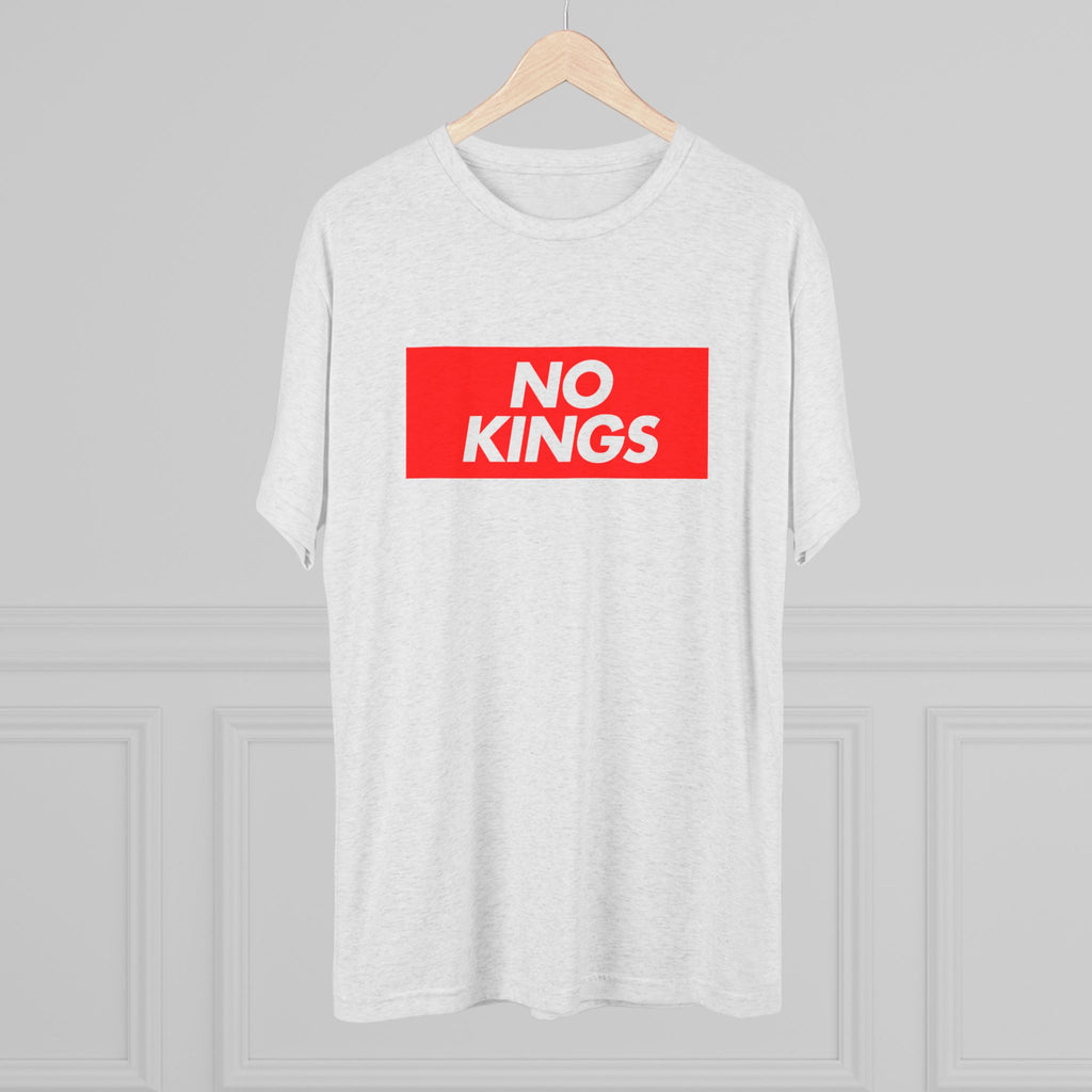 No Kings Graphic Tee – Bold Red Box Logo T-Shirt