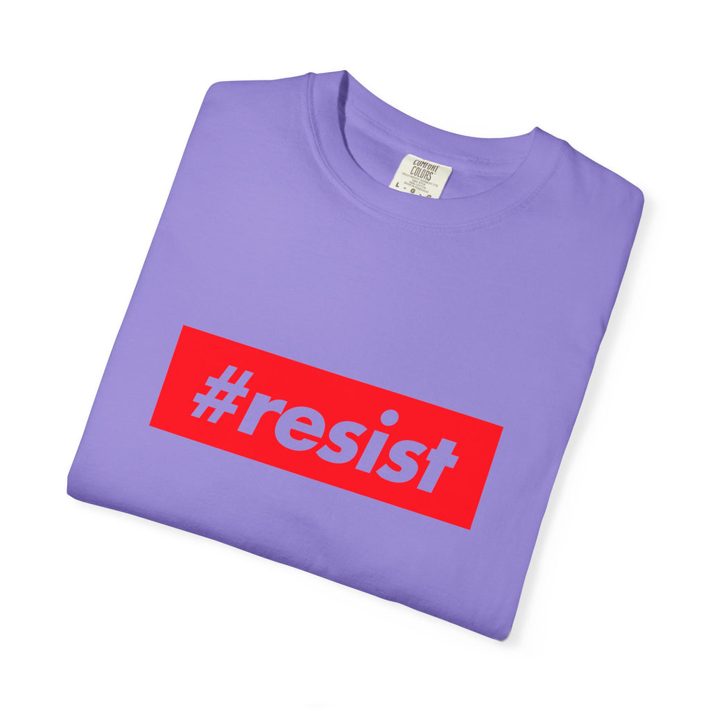 #resist Graphic T-Shirt — Bold Red Protest Tee