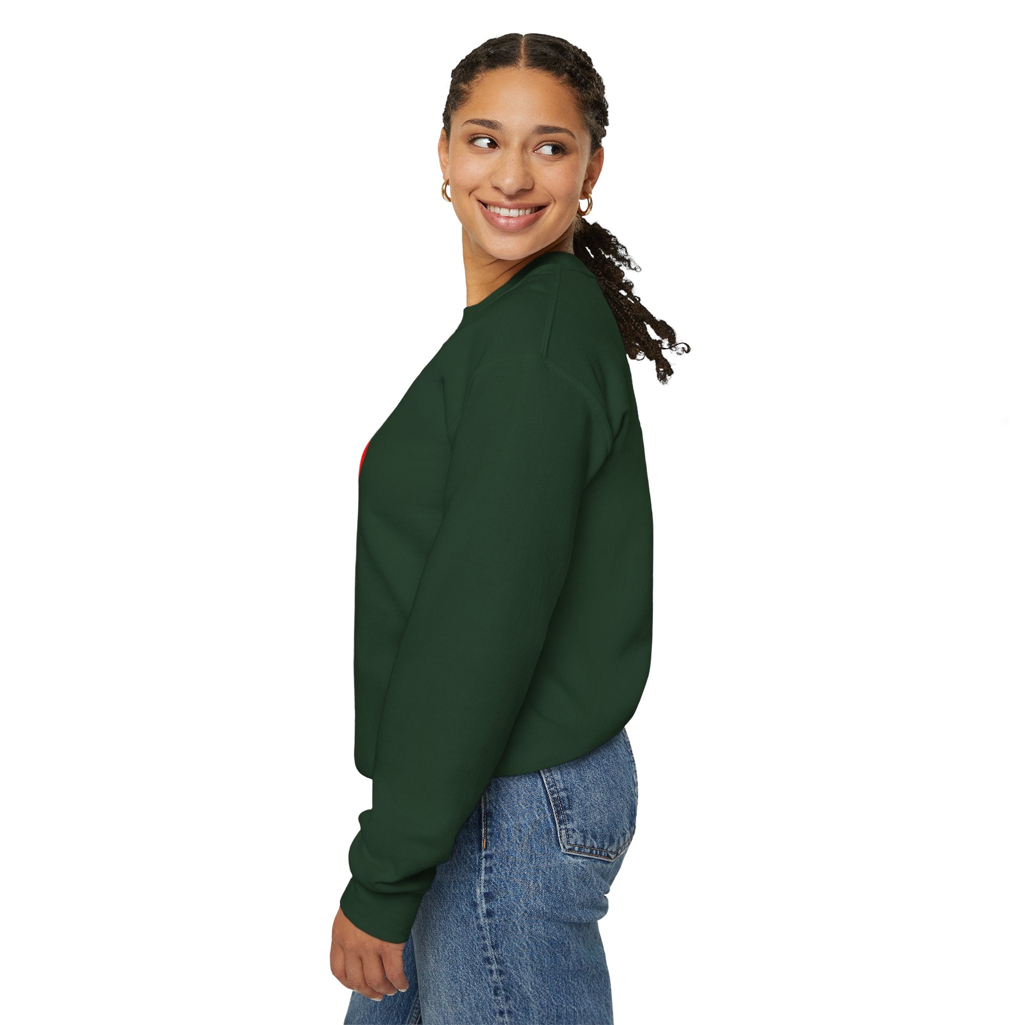 Free America sweatshirt | Political slogan crewneck, red block text
