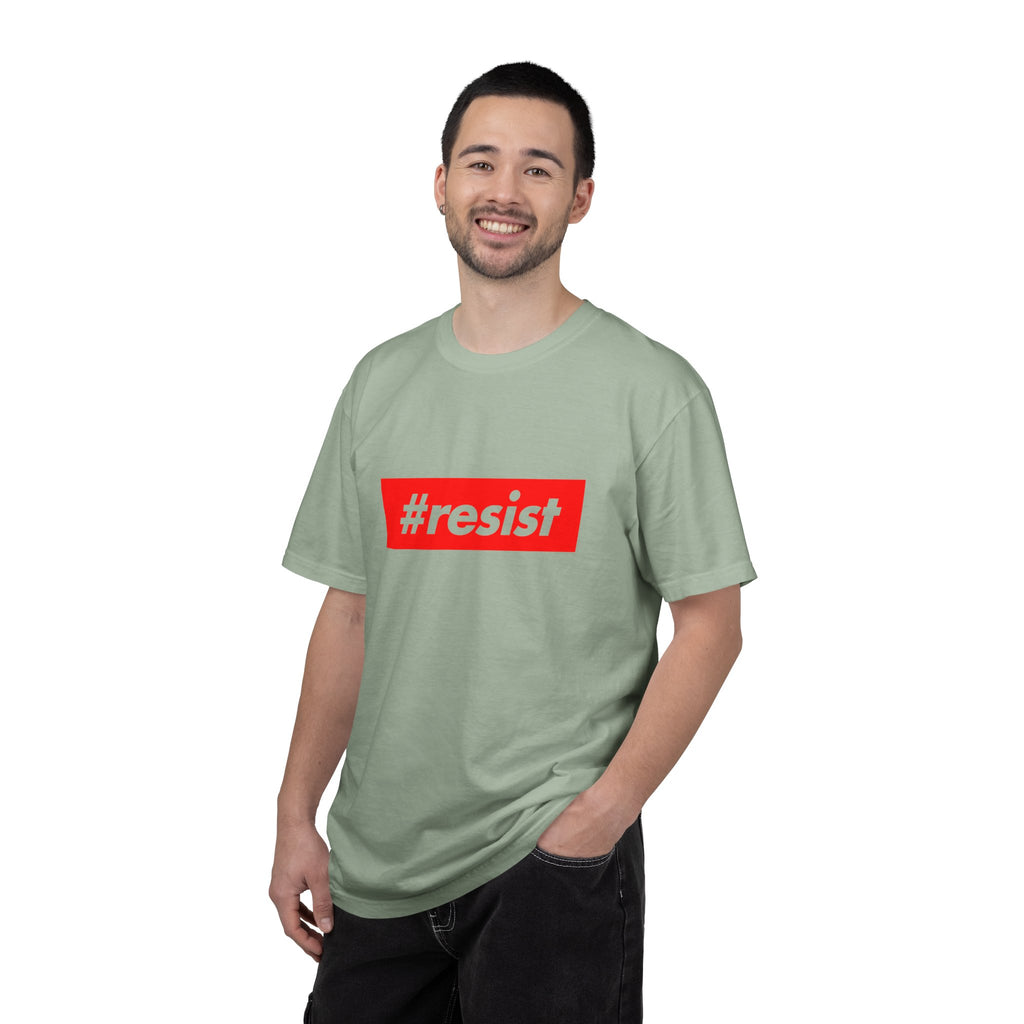 #resist Graphic T-Shirt — Bold Red Protest Tee