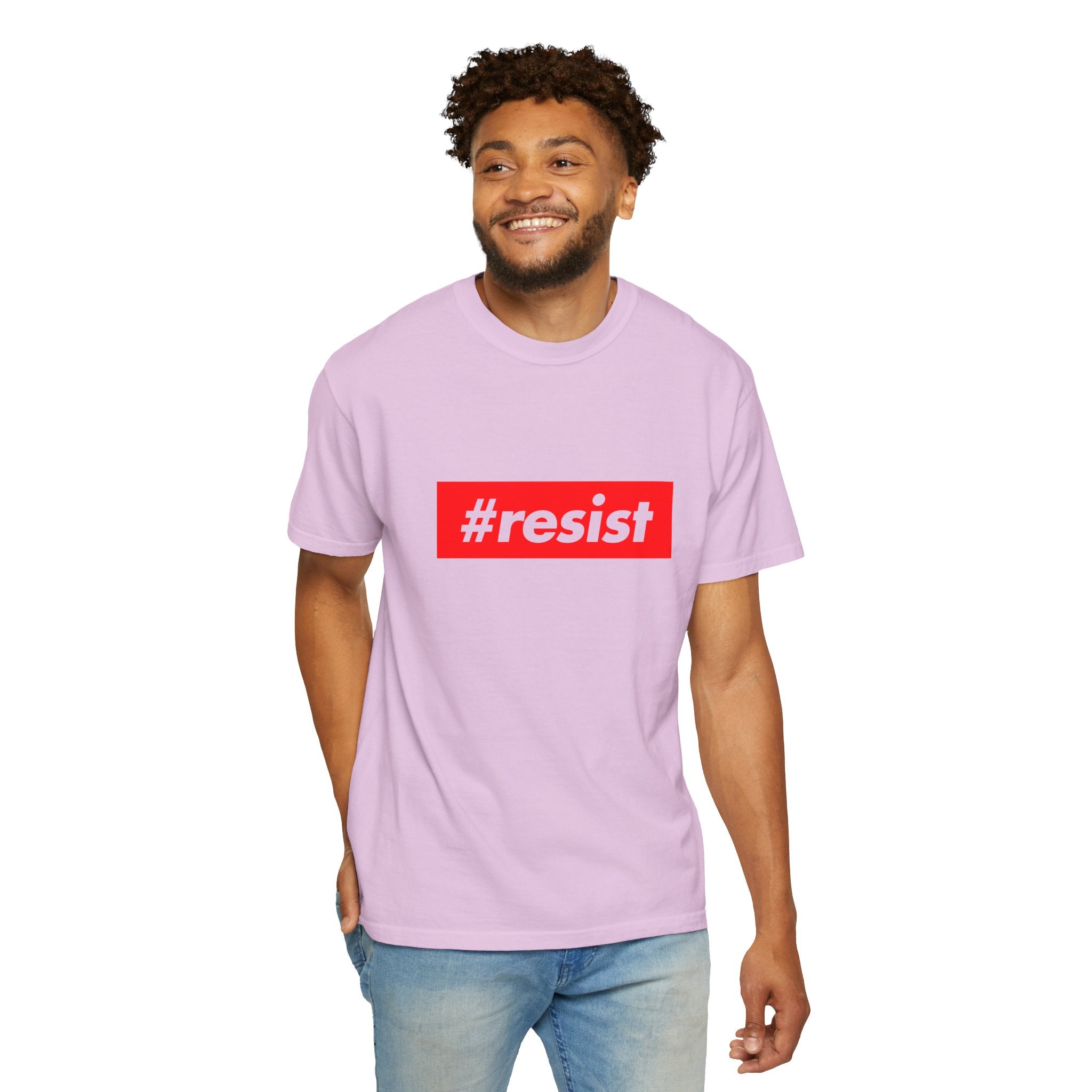 #resist Graphic T-Shirt — Bold Red Protest Tee