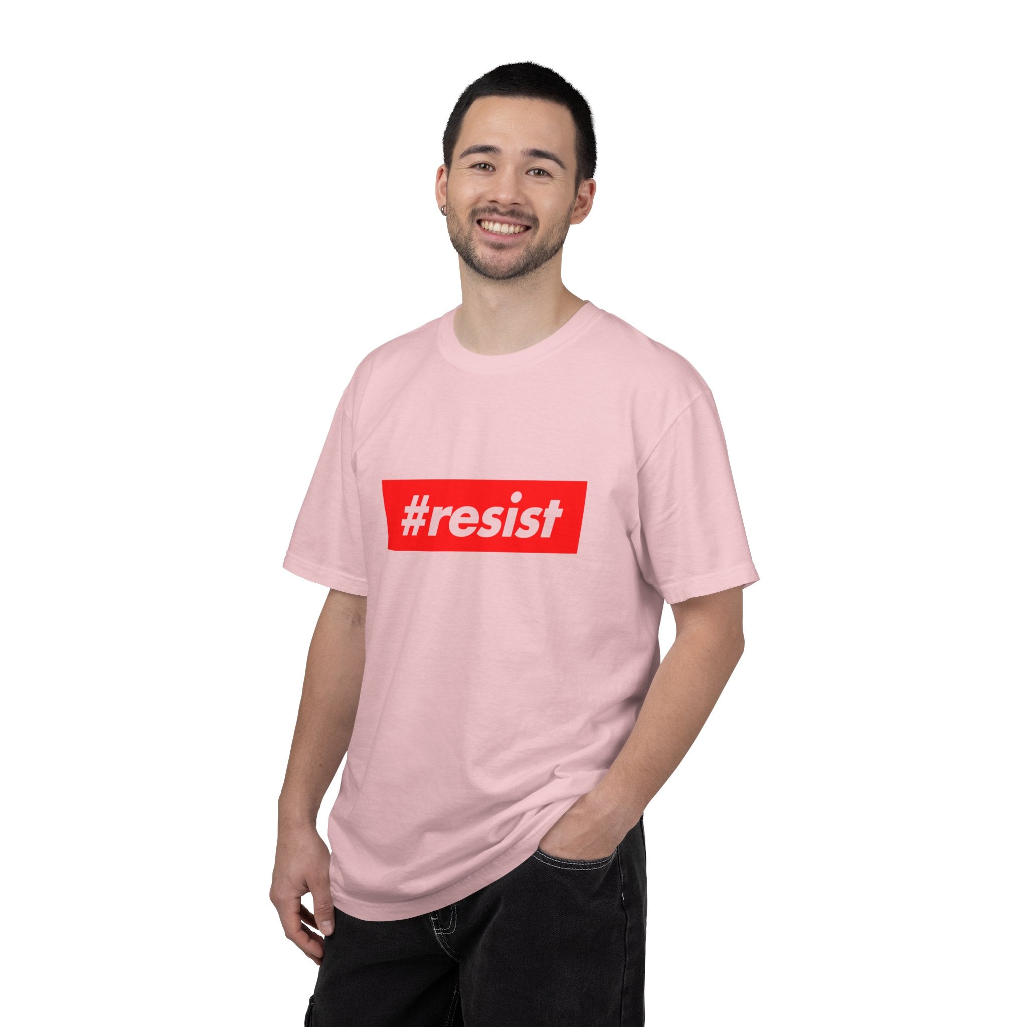 #resist Graphic T-Shirt — Bold Red Protest Tee