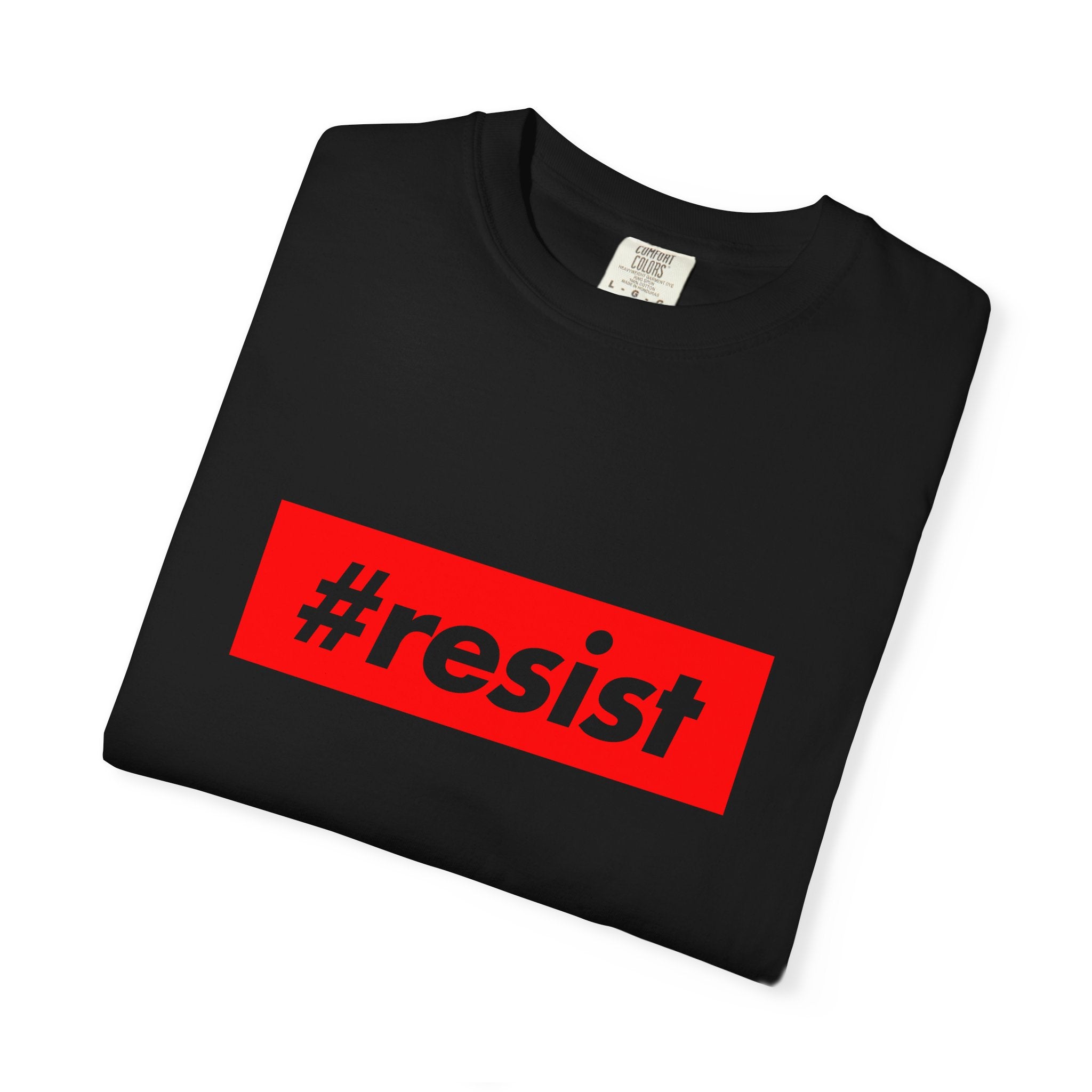 #resist Graphic T-Shirt — Bold Red Protest Tee