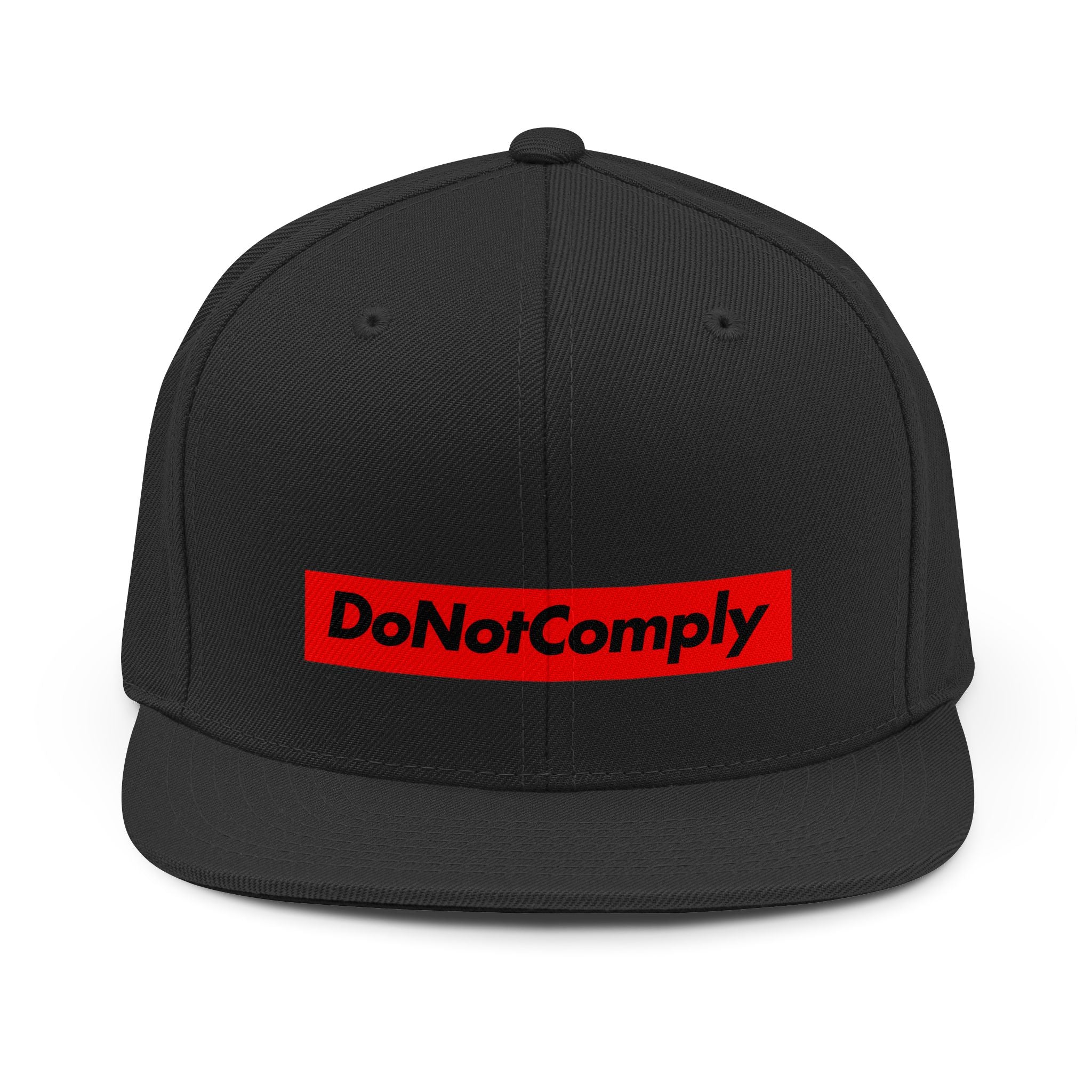 Do Not Comply Snapback Hat — Political Statement Hat for Activists