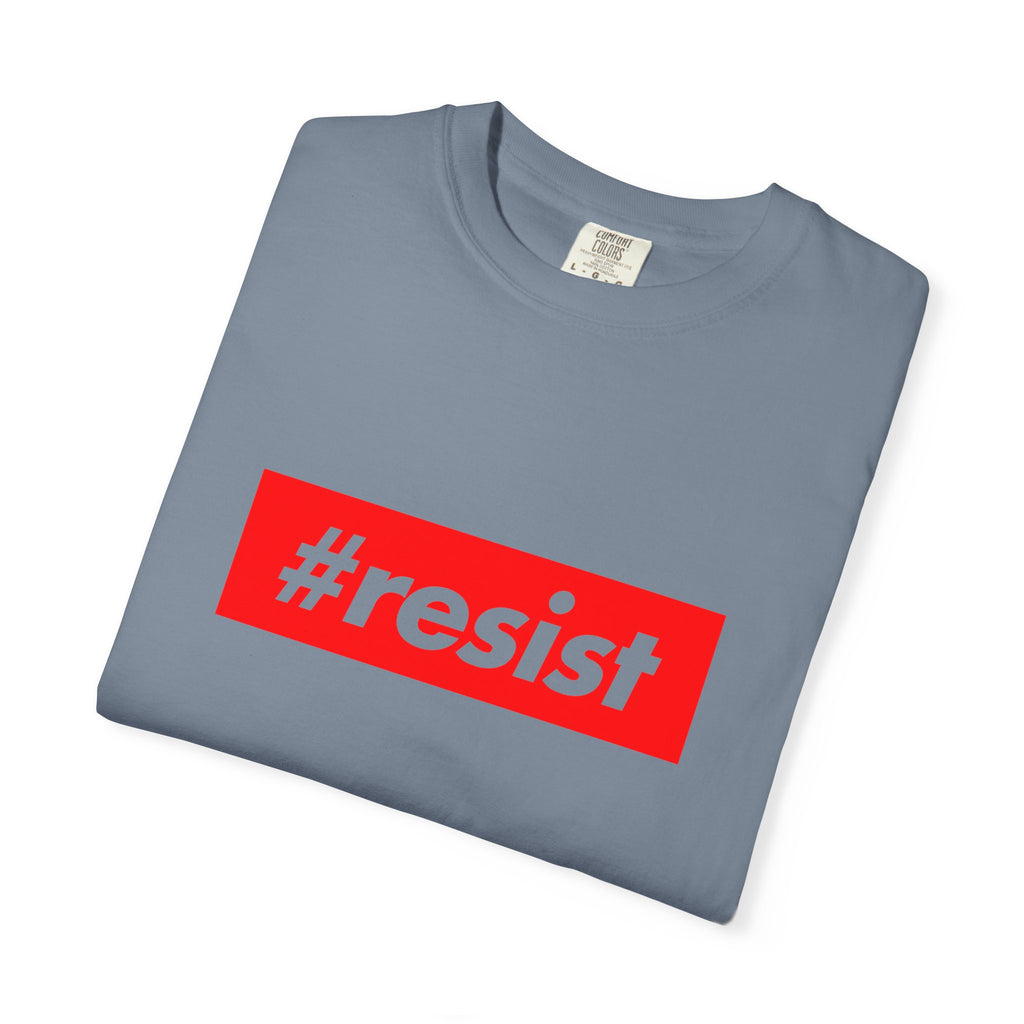 #resist Graphic T-Shirt — Bold Red Protest Tee