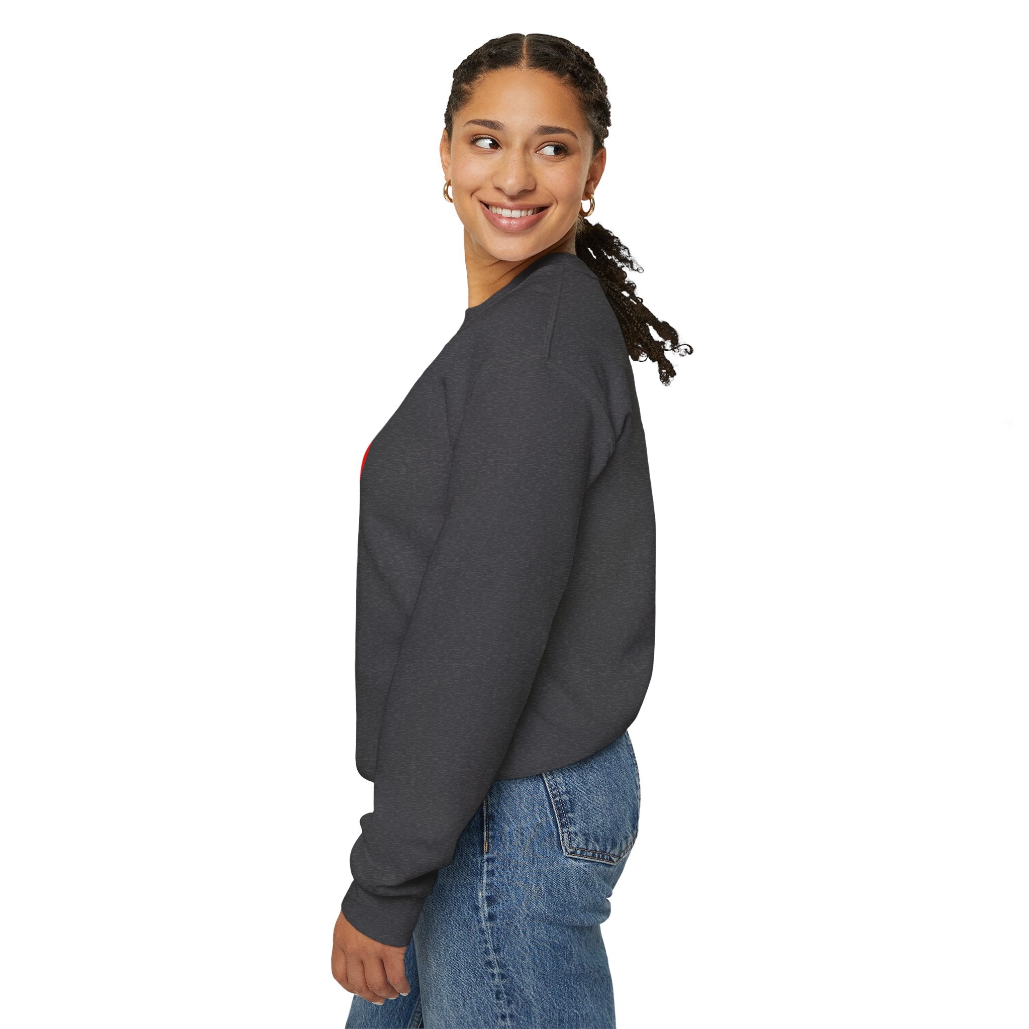 Free America sweatshirt | Political slogan crewneck, red block text