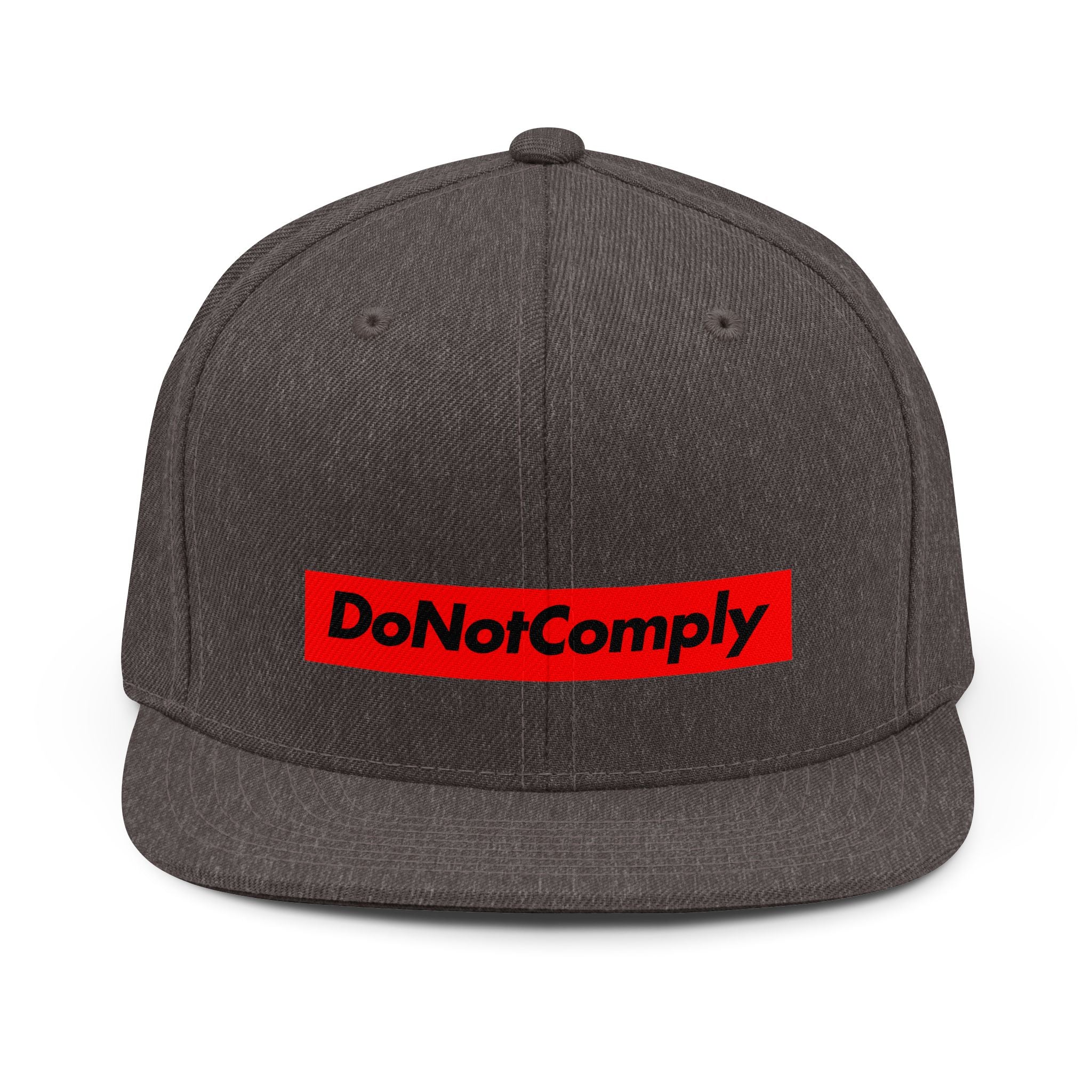 Do Not Comply Snapback Hat — Political Statement Hat for Activists