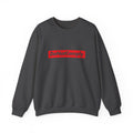 DoNotComply Crewneck Sweatshirt — Bold Red Box Logo Graphic