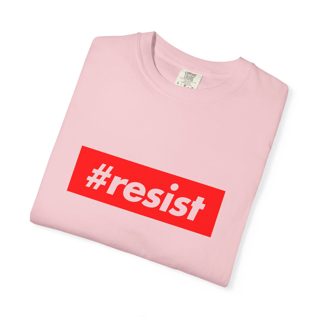 #resist Graphic T-Shirt — Bold Red Protest Tee