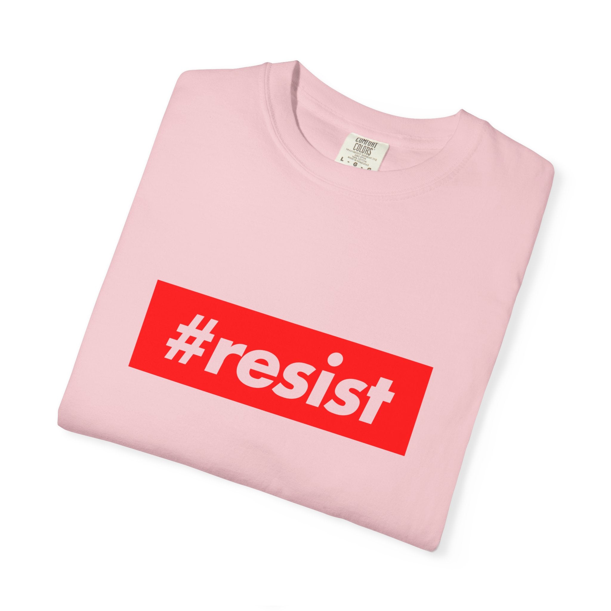 #resist Graphic T-Shirt — Bold Red Protest Tee