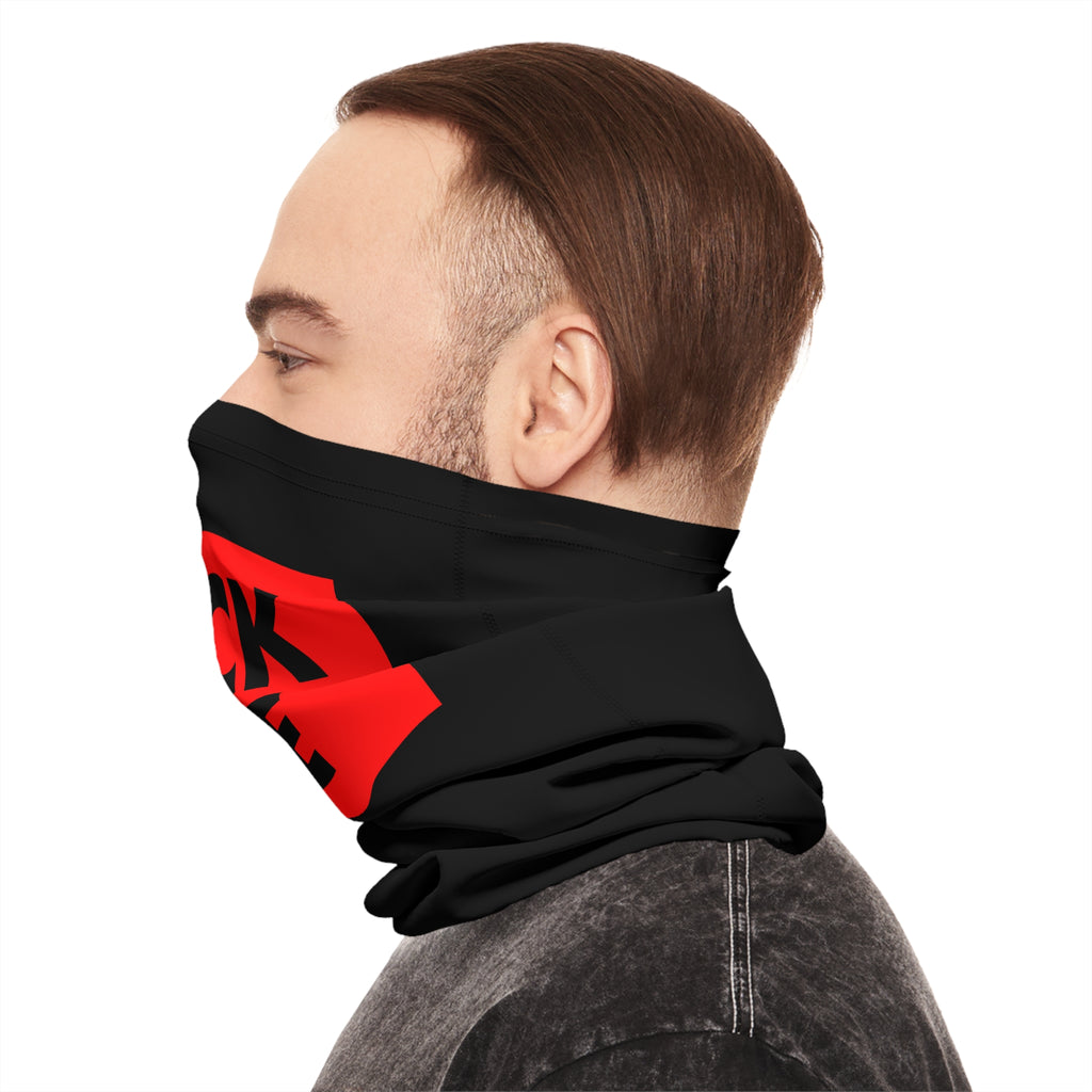 Neck Gaiter - 'F*CK ICE' Red Block Protest Face Cover