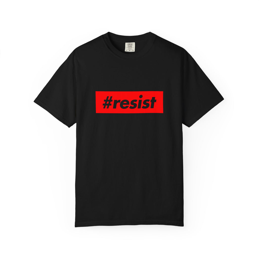 #resist Graphic T-Shirt — Bold Red Protest Tee