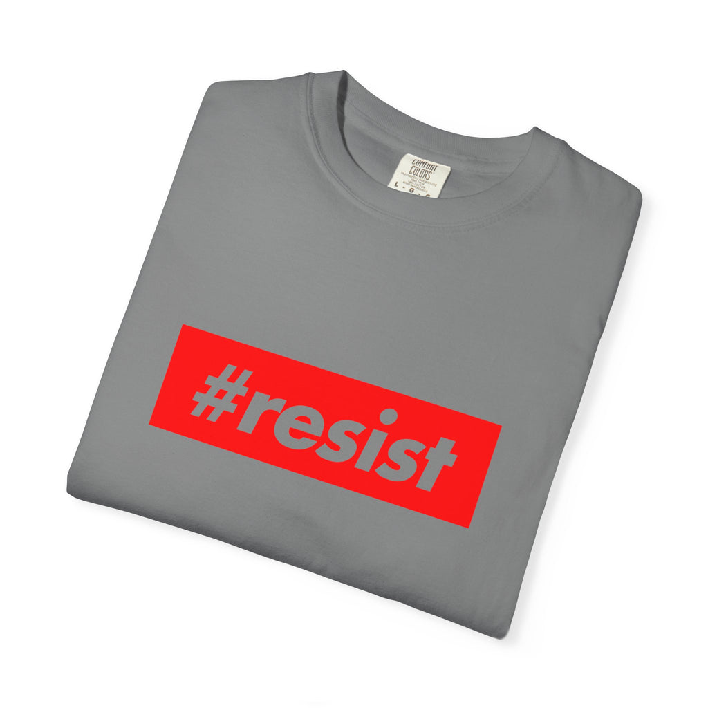 #resist Graphic T-Shirt — Bold Red Protest Tee